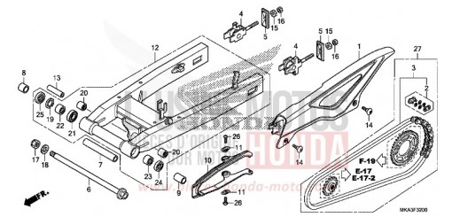 BRAS OSCILLANT NC750XAG de 2016